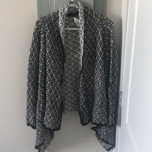 Black and white sweater